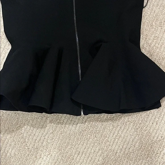 Carbon38 Black Peplum Jacket - Picture 4 of 4